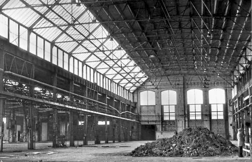 Beeindruckende Industriearchitektur: Diese Aufnahme war Teil einer Postkartenserie, mit der Studierende sich für den Erhalt der Henschelei einsetzten. FOTO: UNI KASSEL/NH